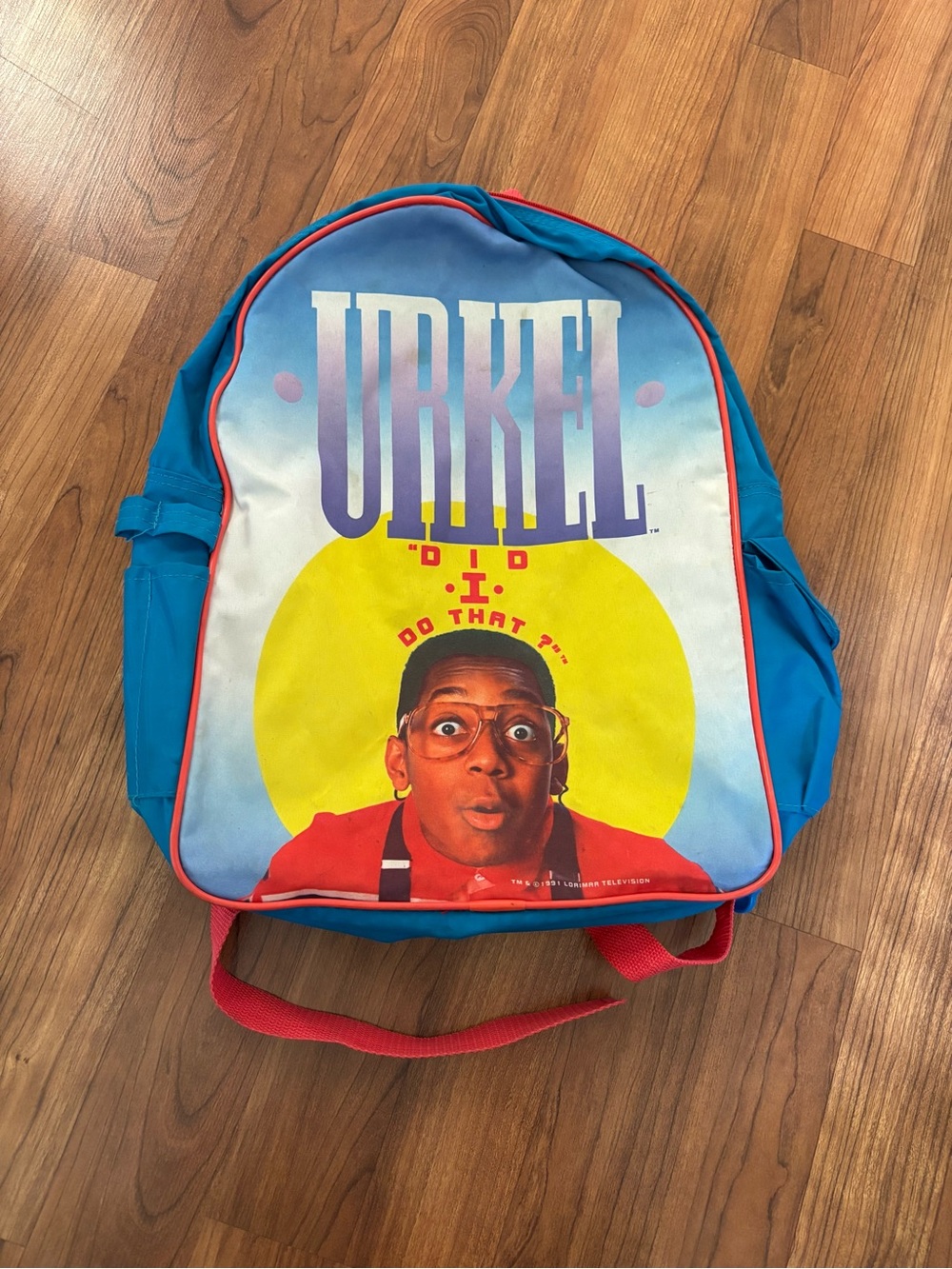 Vintage 1991 Steve Urkel "Did I Do That?" Backpack